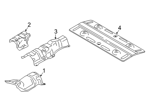 2015 Ford Edge Heat Shields Diagram