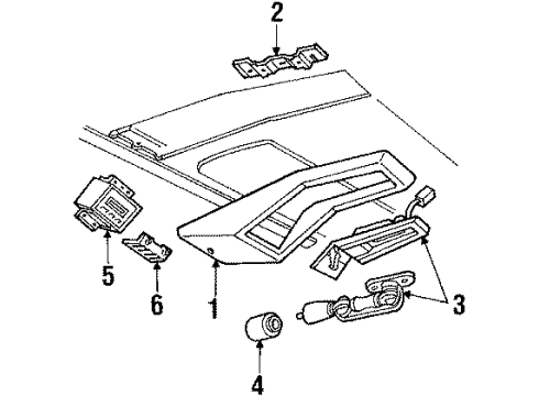 1987 Ford Ranger Console Diagram