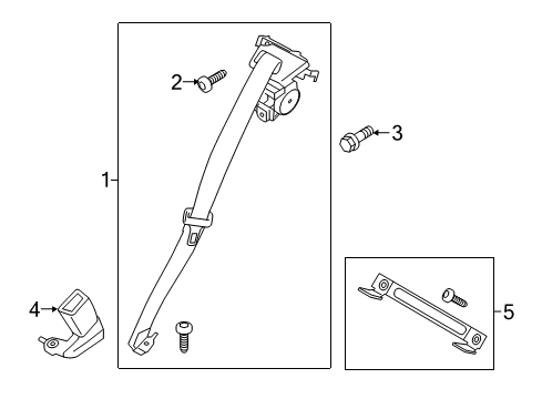 2015 Ford Mustang Seat Belt Diagram 4 - Thumbnail