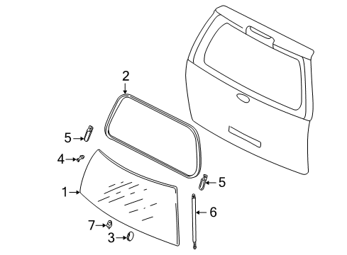 2003 Ford Expedition Lift Gate Diagram