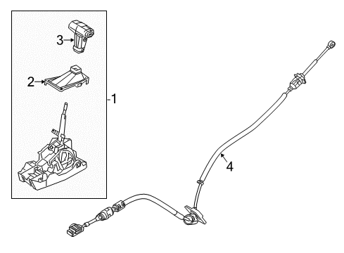 2012 Ford Taurus Handle Assembly Diagram for AG1Z-7213-AA