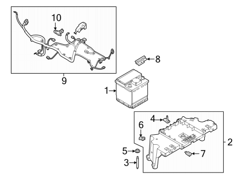 2023 Ford F-150 Lightning Battery Diagram