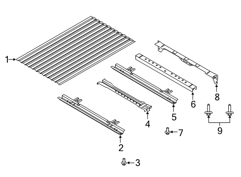 2023 Ford Ranger Floor Diagram 3 - Thumbnail