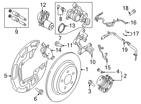 2018 Ford Edge Parking Brake Diagram 2 - Thumbnail