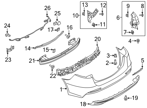 2020 Ford Fusion Parking Aid Diagram 2 - Thumbnail