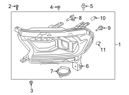 2023 Ford Ranger Screw And Washer Assembly Diagram for -W704899-S450B