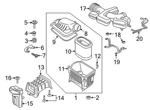 2018 Ford F-250 Super Duty Insulator Diagram for CC3Z-9P686-A