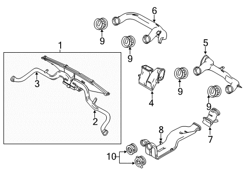 2012 Ford F-150 Ducts Diagram