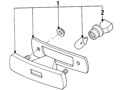 1997 Mercury Tracer Side Marker Lamps Diagram