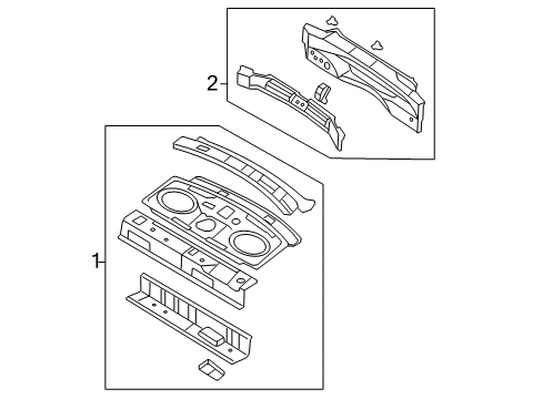 2010 Ford Fusion Rear Body Diagram 2 - Thumbnail