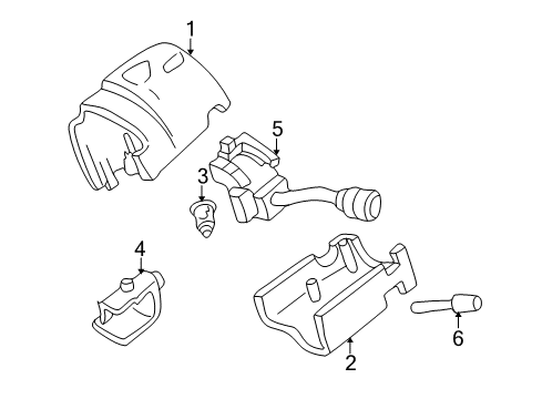 2003 Ford Excursion Switches Diagram 2 - Thumbnail