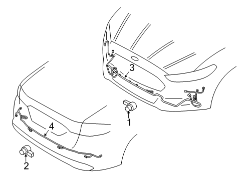 2019 Ford SSV Plug-In Hybrid Electrical Components Diagram