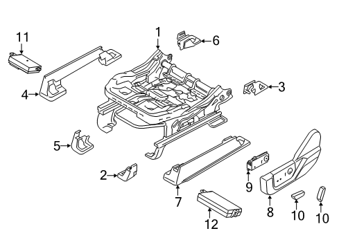 2018 Ford F-150 Tracks & Components Diagram