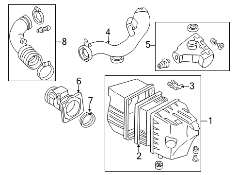 2005 Mercury Mariner Air Intake Diagram