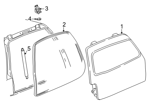 2004 Lincoln Aviator Lift Gate Diagram