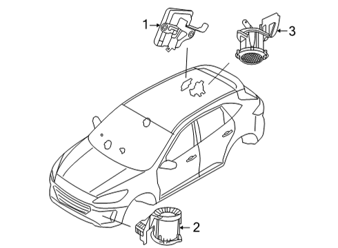 2021 Ford Escape Electrical Components Diagram