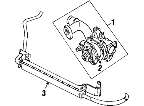 1996 Ford Taurus Coil Cooling Diagram for F6DZ3D746B