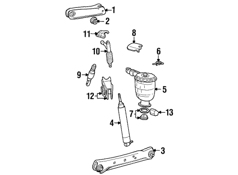 1993 Lincoln Town Car Sensor - Air Suspension Diagram for FOVY-5359-A