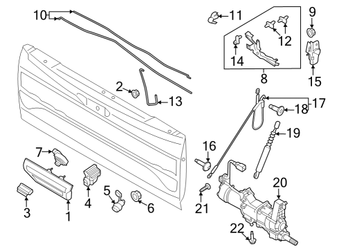 2019 Ford F-150 Parking Aid Diagram 14 - Thumbnail