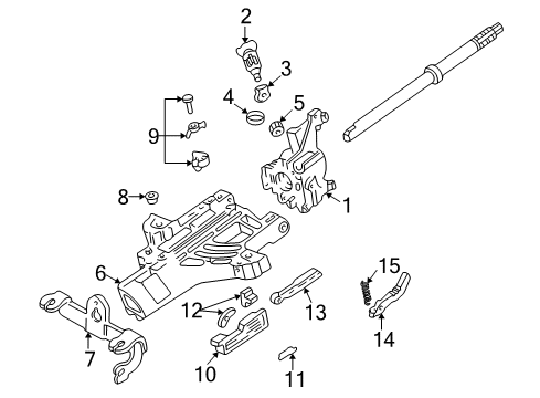 2004 Ford Ranger Ignition Lock, Electrical Diagram 2 - Thumbnail