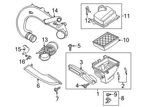 2020 Ford Fusion Air Intake Diagram