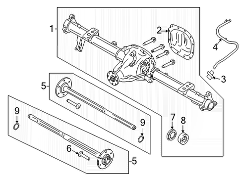 2021 Ford F-150 Rear Axle Diagram