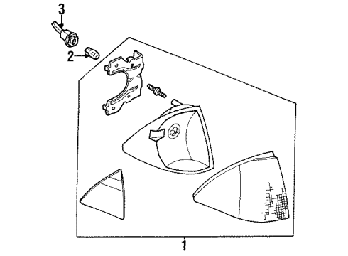 1992 Ford Mustang Bulbs Diagram