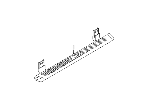 2013 Ford F-350 Super Duty Running Board Diagram 1 - Thumbnail