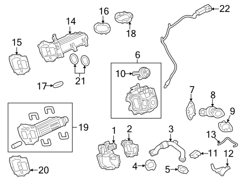 2023 Ford F-250 Super Duty EGR System Diagram