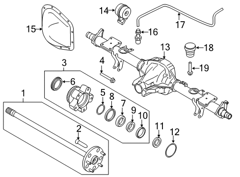 2017 Ford Transit-250 Rear Axle Diagram 2 - Thumbnail