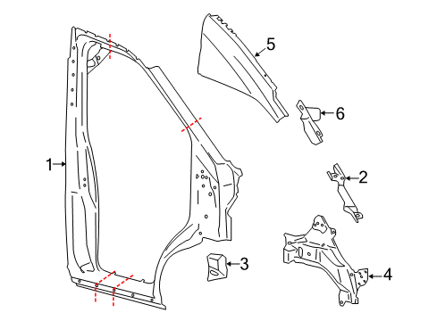 2019 Ford Transit-250 Aperture Panel Diagram