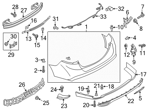 2014 Ford Fusion Parking Aid Diagram 2 - Thumbnail