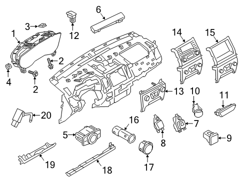 2023 Ford Ranger Ignition Lock Diagram 1 - Thumbnail