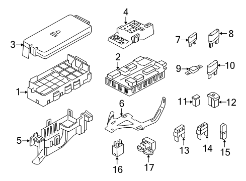 2011 Lincoln MKS Fuse & Relay Diagram