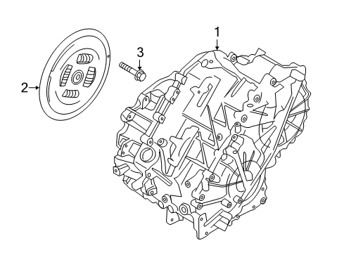 2014 Ford C-Max Transaxle Parts Diagram