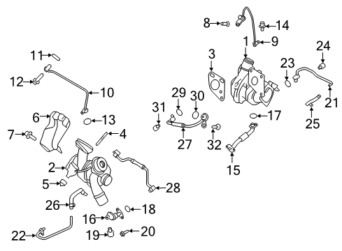 2020 Lincoln MKZ Turbocharger Diagram