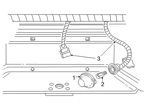 2001 Ford Excursion License Lamps Diagram