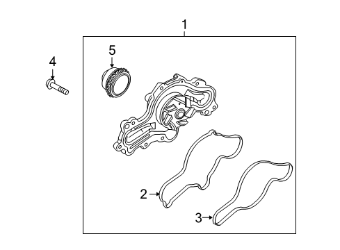 2009 Mercury Sable Water Pump Diagram