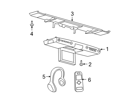 2017 Ford Expedition Entertainment System Components Diagram