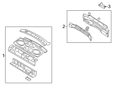 2009 Ford Fusion Rear Body Diagram