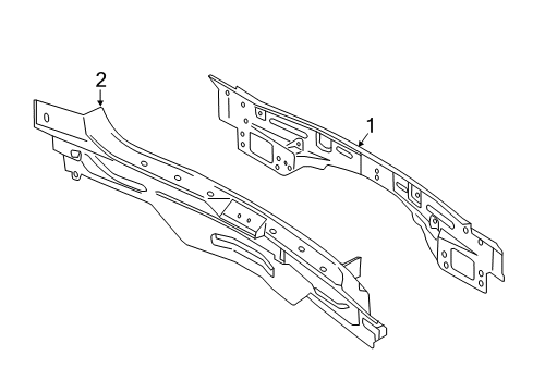 2016 Lincoln MKX Rear Body Diagram