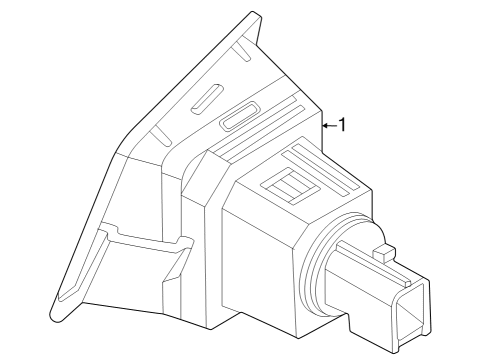 2023 Ford F-350 Super Duty License Lamps Diagram