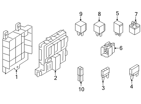 2005 Mercury Montego Electrical Components Diagram