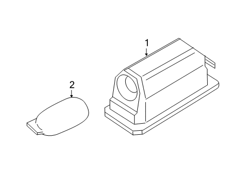 2019 Ford EcoSport License Lamps Diagram