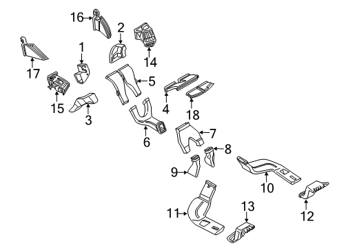 2014 Ford C-Max Ducts Diagram