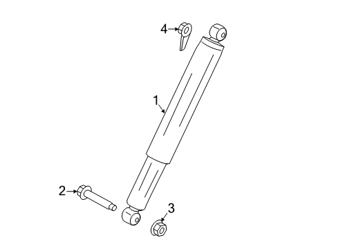 2019 Ford F-350 Super Duty Shocks & Components - Rear Diagram