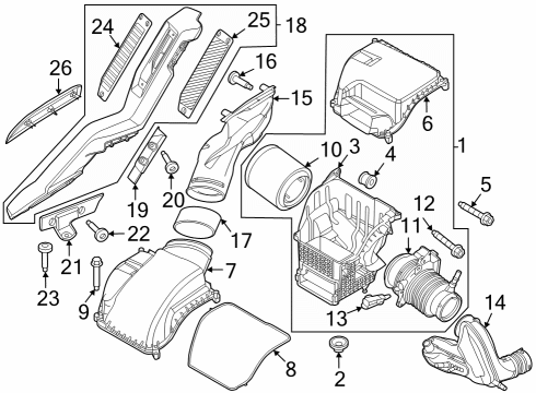 2022 Ford Bronco Air Intake Diagram