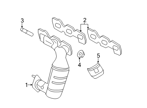 2008 Ford Escape Exhaust Manifold Diagram