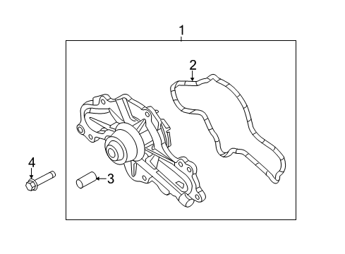 2016 Lincoln MKS Water Pump Diagram 2 - Thumbnail