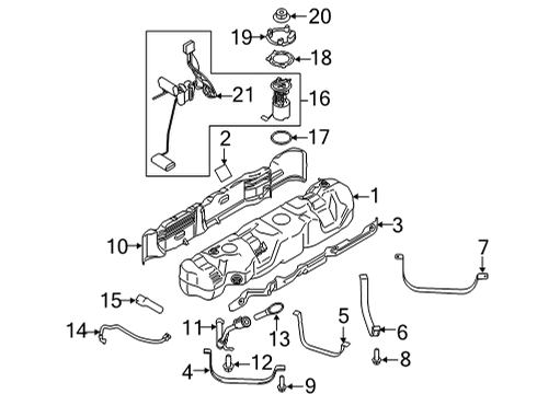 2023 Ford Transit-350 HD Fuel Supply Diagram